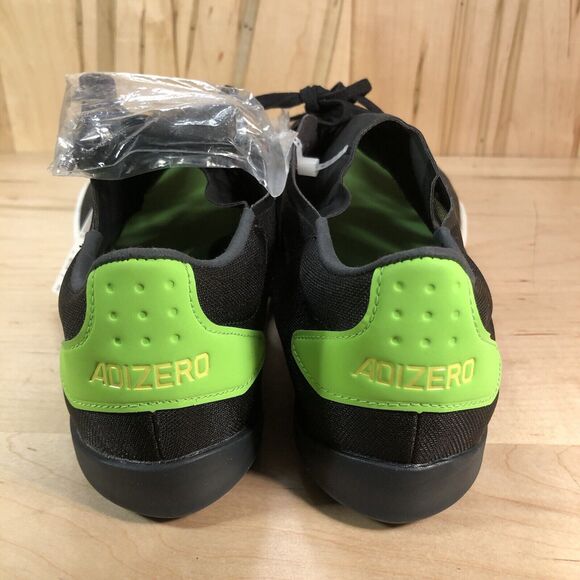 Adidas Adizero Ambition Athletic Black Green Track Spikes GY8401 Men's Size 12.5 - Picture 7 of 10
